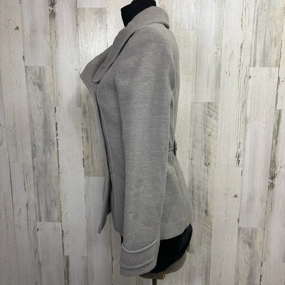 H&M gray peacoat